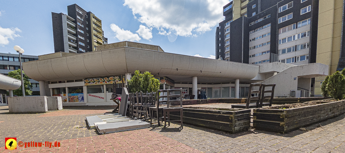 12.06.2023 - kein Grün mehr im Biergarten im Marx-Zentrum